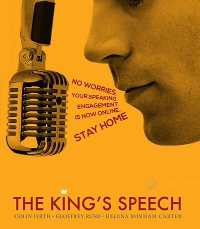 King's speech alternative movie poster