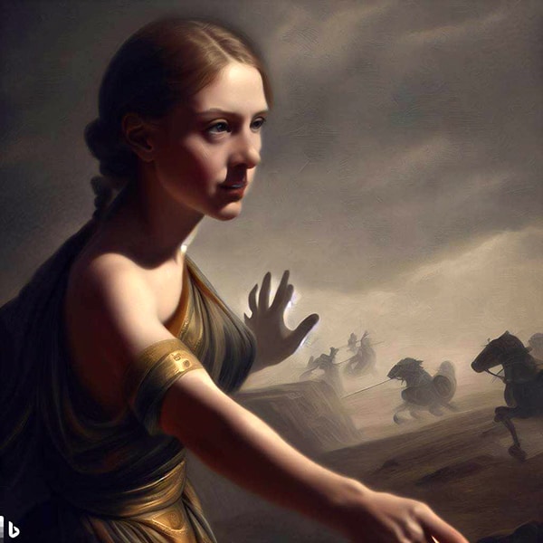 A brave woman in ancient Greece