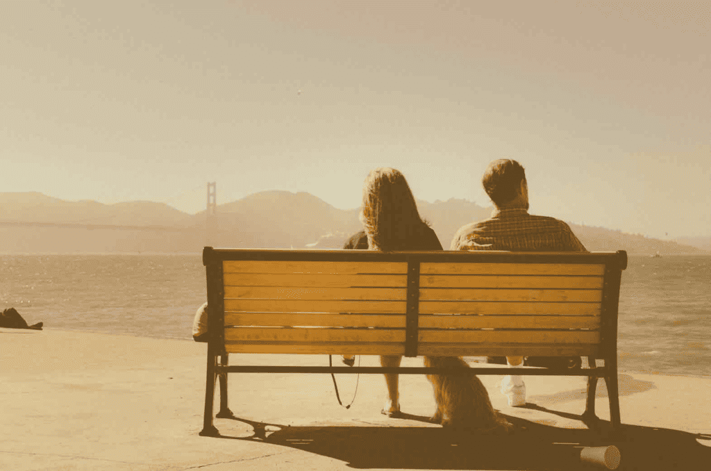 couple sitting together